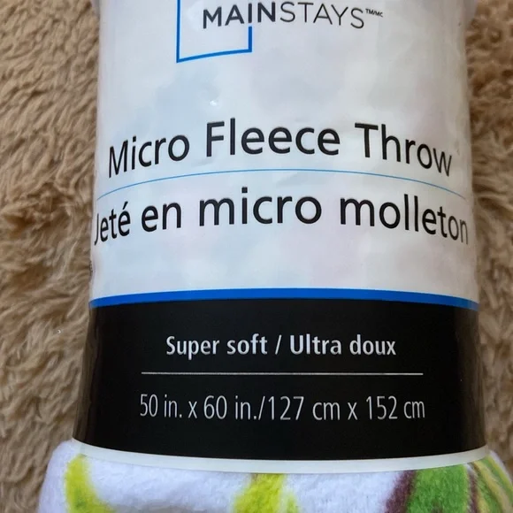 🆕 Fleece throw - Picture 3 of 3